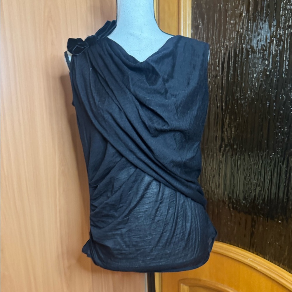 Giambattista Valli draped-detail blouse
With  Bow Accent XL